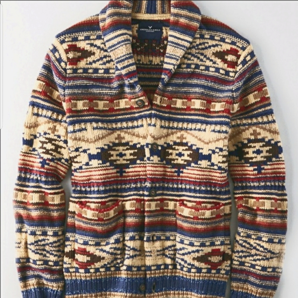 American Eagle aztec cardigan